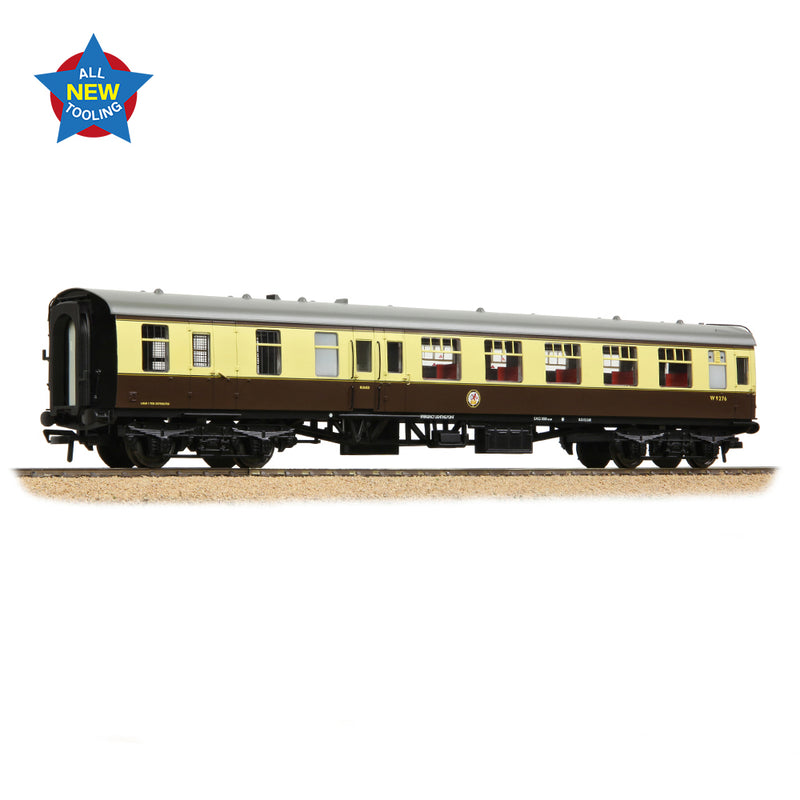 Bachmann 32-802 BR Mk1 BSO Brake Second Open BR (WR) Chocolate & Cream OO Gauge