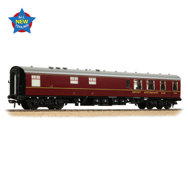 Bachmann 39-850 BR MK1 RB Restaurant Buffet BR Maroon OO Gauge