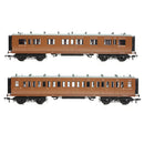 Bachmann 39-871A LNWR 50ft  Arc Roof Third Corridor M&GN Brown OO Gauge