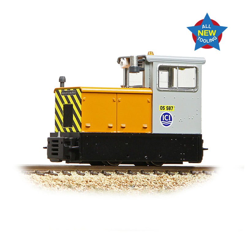 Bachmann Narrow Gauge 392-028 Baguley-Drewry 70HP Diesel ICI Orange/Grey OO9 DCC Ready