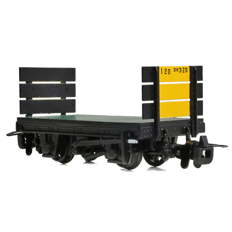 Bachmann Narrow Gauge 393-178 RNAD Flat Wagon 3-Planked Ends RNAD Dean Hill, OO/9 Gauge
