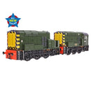 Bachmann 35-945 Class 13 D4502 BR Green (Wasp Stripes). DCC Ready, OO Gauge