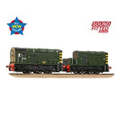 Bachmann 35-945SFX Class 13 D4502 BR Green (Wasp Stripes) Sound Fitted Deluxe, OO Gauge.