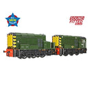 Bachmann 35-945SFX Class 13 D4502 BR Green (Wasp Stripes) Sound Fitted Deluxe, OO Gauge.