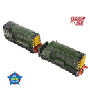 Bachmann 35-945SFX Class 13 D4502 BR Green (Wasp Stripes) Sound Fitted Deluxe, OO Gauge.