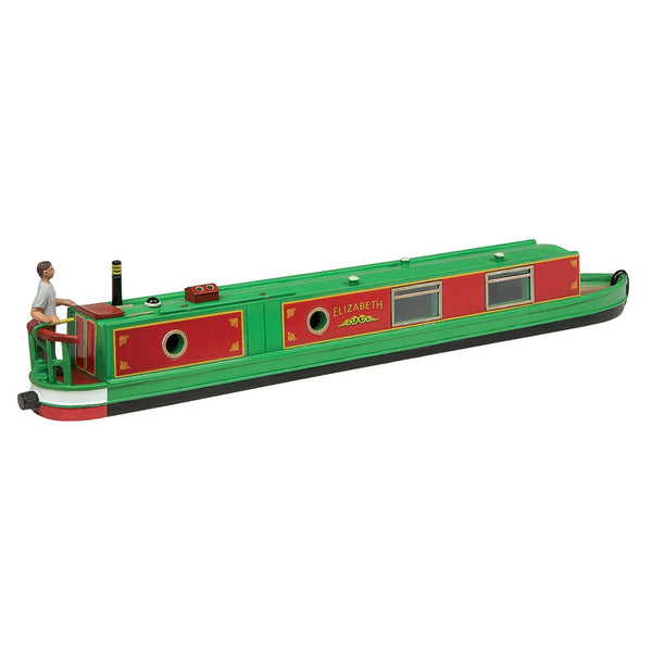 Bachmann Scenecraft 44-1018 Canal Narrowboat Red "Elizabeth" OO-Gauge