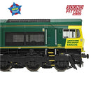 Bachmann 50-002SFX Class 66/6 '66606' Freightliner Green, Sound Fitted Deluxe, OO Gauge