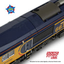Bachmann 50-003ASFX Class 66/7 '66777' "Annette" GBRf Europorte, Sound Fitted Deluxe OO Gauge
