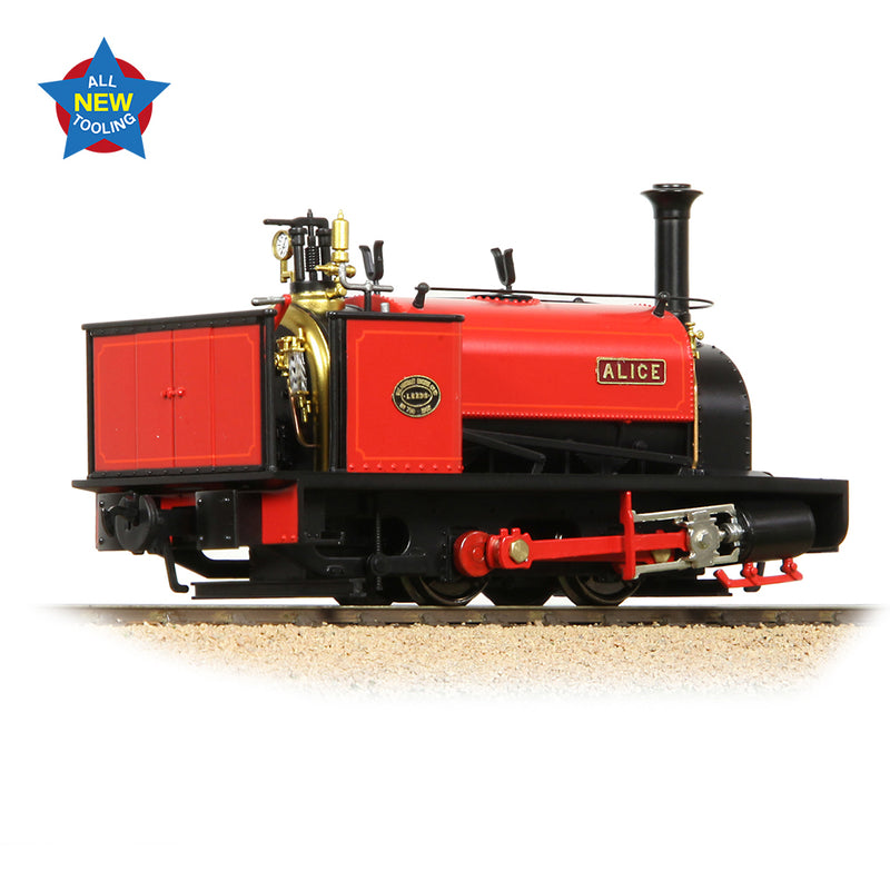 Bachmann Narrow Gauge 71-025 Quarry Hunslet 0-4-0 Tank Alice Dinorwick Quarry Red DCC Ready O Gauge NG7 Scale