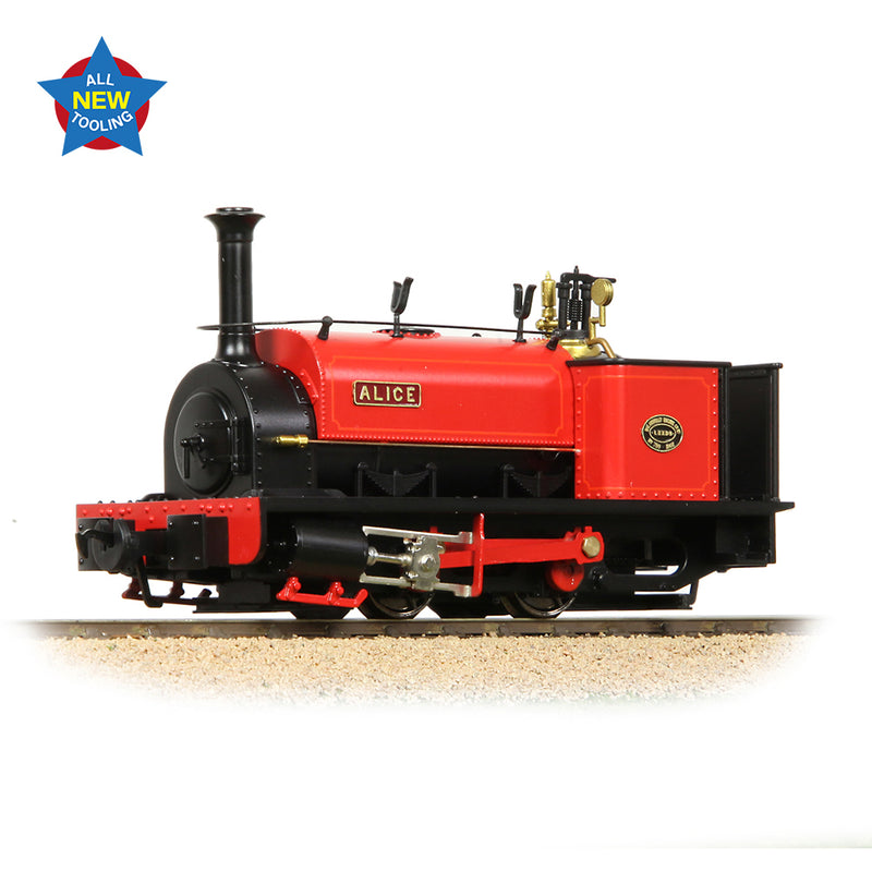 Bachmann Narrow Gauge 71-025 Quarry Hunslet 0-4-0 Tank Alice Dinorwick Quarry Red DCC Ready O Gauge NG7 Scale