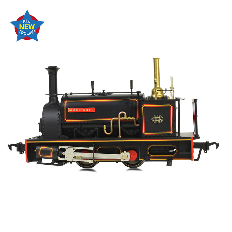 Bachmann Narrow Gauge 71-027 Quarry Hunslet 0-4-0 Tank Margaret Penhryn Quarry Lined Black DCC Ready O Gauge Narrow Gauge NG7 Scale