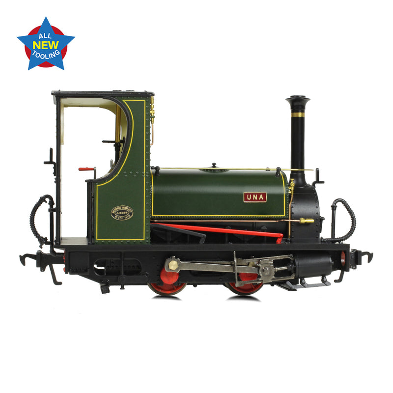 Bachmann Narrow Gauge 71-028 Quarry Hunslet 0-4-0 Tank 'Una' Lined Green DCC Ready O Gauge Narrow Gauge NG7 Scale