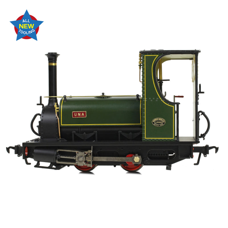 Bachmann Narrow Gauge 71-028 Quarry Hunslet 0-4-0 Tank 'Una' Lined Green DCC Ready O Gauge Narrow Gauge NG7 Scale