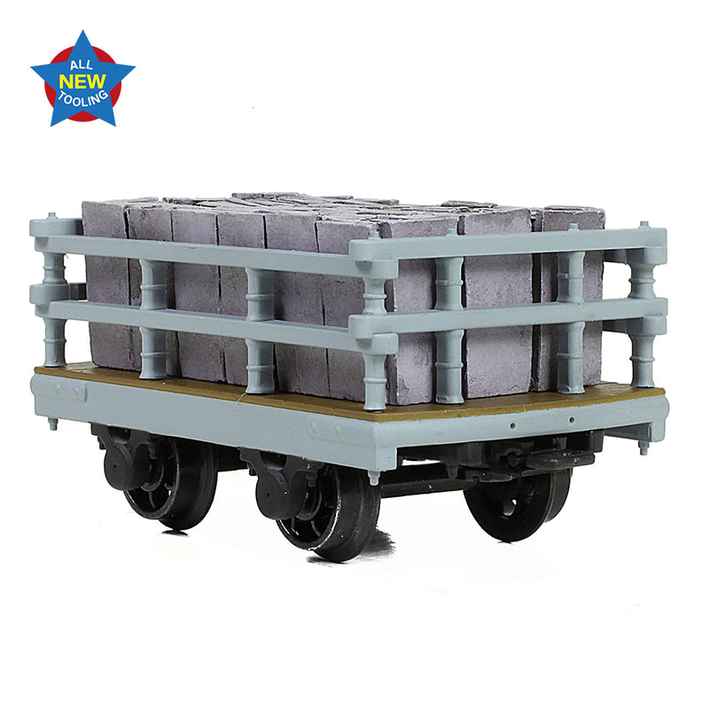 Bachmann Narrow Gauge 73-027 Dinorwic Slate Wagon With Sides Grey With Load O Gauge Narrow Gauge NG7 Scale