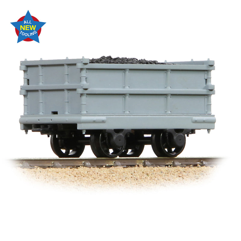 Bachmann Narrow Gauge 73-029 Dinorwic Coal Wagon Grey With Load O Gauge Narrow Gauge NG7 Scale