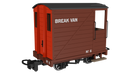 Rapido 990802 Single Veranda Brake Van – Brown with Red Ends No.6 OO9