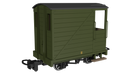 Rapido 990805 Single Veranda Brake Van – Plain Green No. 11, OO9