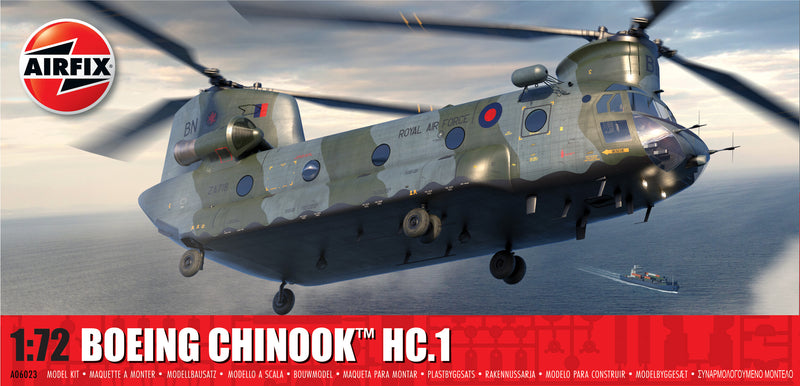 Airfix A06023 1:72 Scale Boeing Chinook HC.1