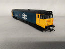 Hornby R30154 Class 50 No.50042 "Triumph" BR Blue Large Logo, DCC Ready, OO Gauge (Pre-owned)