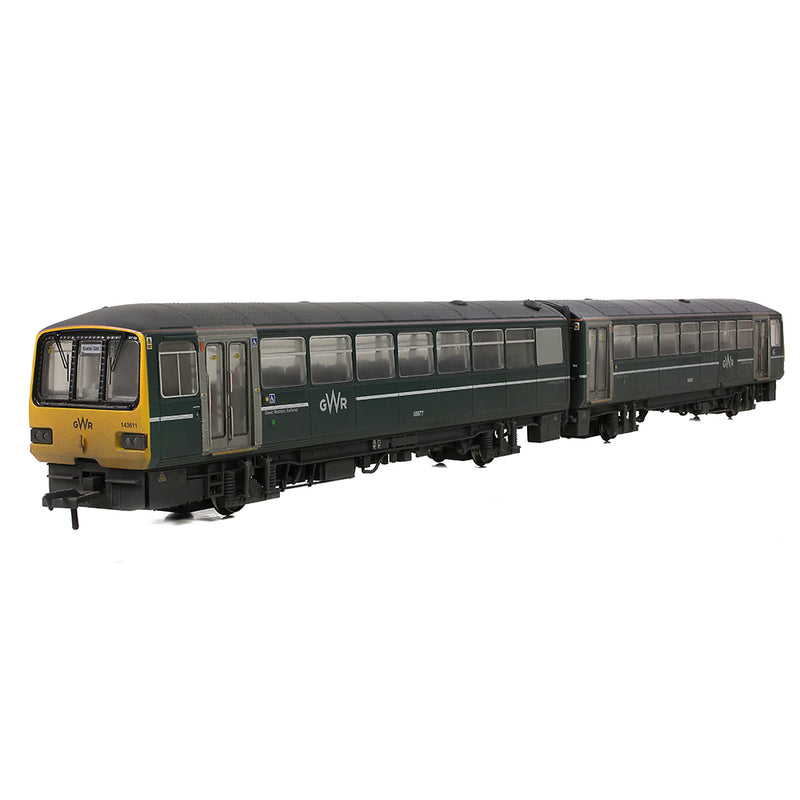 EFE Rail E83027 Class 143 143 611 GWR Green Weathered DCC Ready OO Gauge