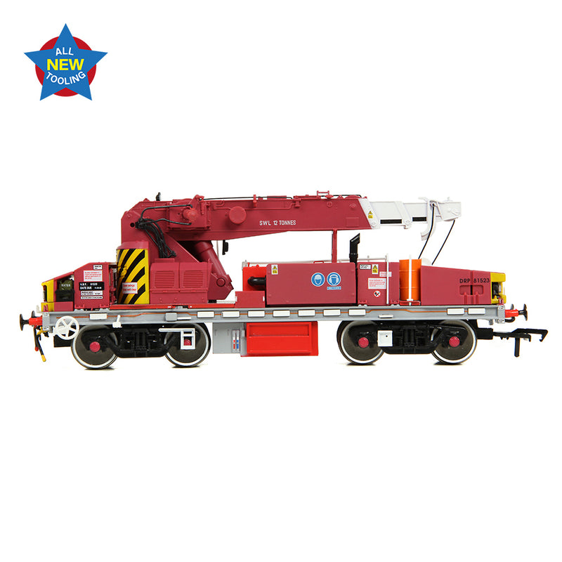 EFE Rail E87049 Plasser 12T YOB Crane Jarvis/Fastline Red/Maroon OO Gauge