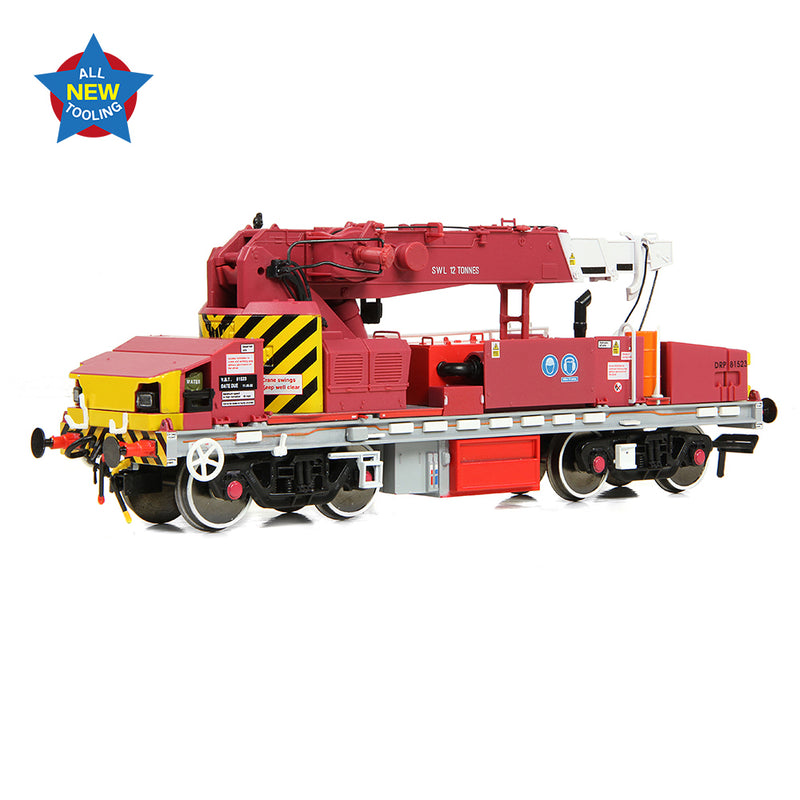 EFE Rail E87049 Plasser 12T YOB Crane Jarvis/Fastline Red/Maroon OO Gauge