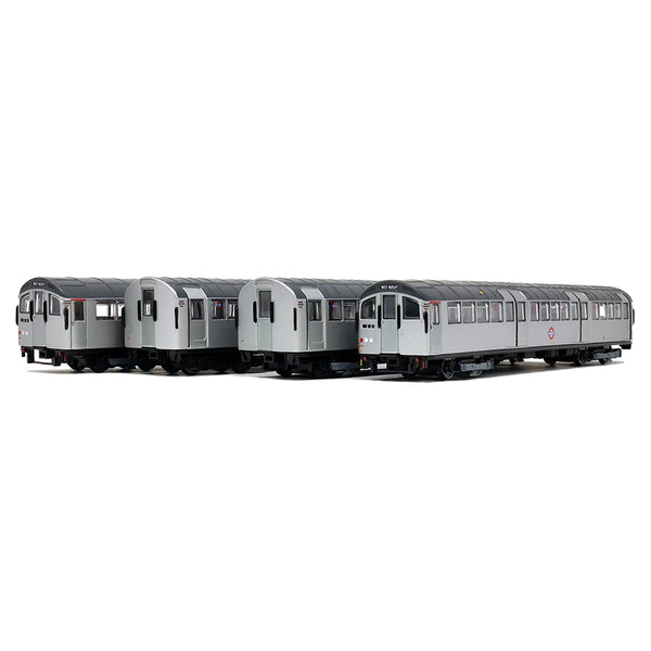 EFE Rail E99942 London Underground 1962 Tube Stock Early 1990s Central Line Set 4-Car Motorises Underground Train DCC Ready OO Gauge