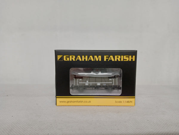 Graham Farish 378-028 SE&CR 'Dance Hall' Brake Van BR Departmental Olive Green N Gauge