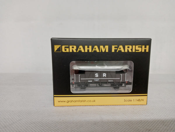 Graham Farish 378-026A SE&CR 'Dance Hall' Brake Van SR Brown N Gauge