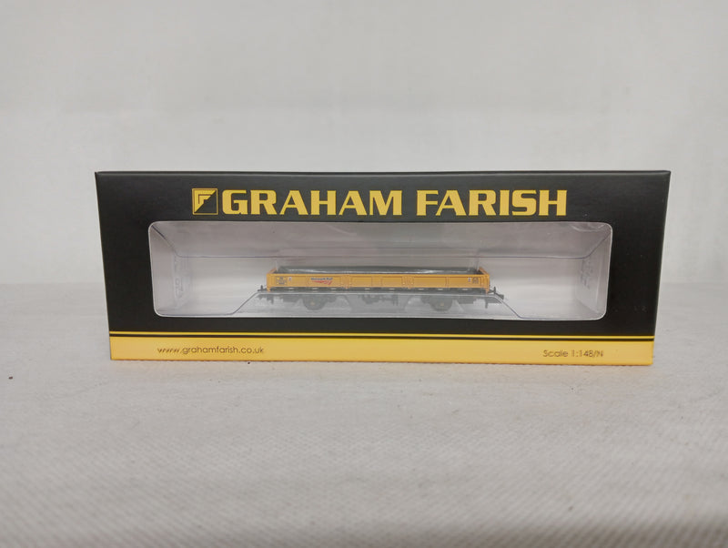 Graham Farish 377-731A BR SPA Open Wagon Network Rail Yellow (Weathered) N Gauge