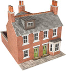 Metcalfe PN103 N Scale Terrace Houses in Red Brick