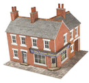 Metcalfe PN116 N Scale Corner Shop & Pub in Red Brick