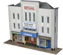 Metcalfe PN170 N Scale Low Relief Cinema and Two Shops