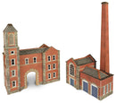 Metcalfe PN184 N Scale Boilerhouse & Factory Entrance