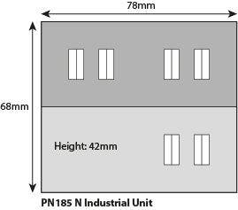 Metcalfe PN185 N Scale Industrial Unit