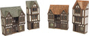 Metcalfe PN190 N Scale Low Relief Timber Framed Shops