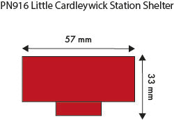 Metcalfe PN916 Little Cardleywick Station Shelter