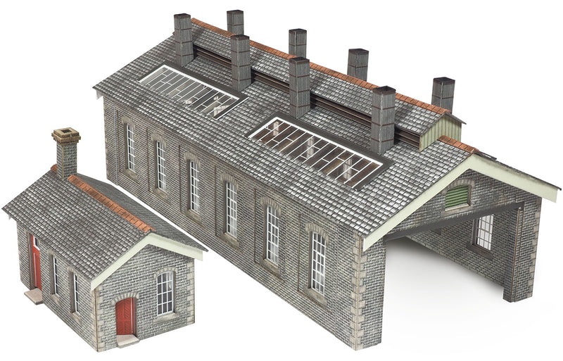 Metcalfe PN937 N Scale Settle/Carlisle Double Track Engine Shed