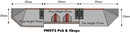 Metcalfe PN972 N Scale Low Relief Pub & Shops