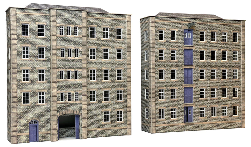 Metcalfe PN990 N Scale Grimy Old Mill