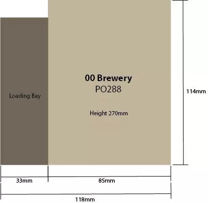 Metcalfe PO288 00/H0 Scale Brewery