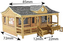 Metcalfe PO410 00/H0 Scale Wooden Pavilion