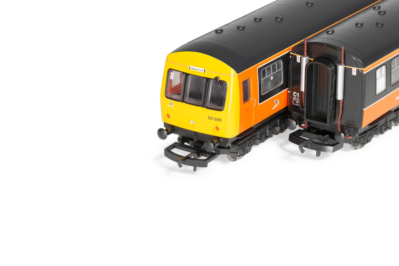 Hornby R30172 Railroad Plus - Enhanced Livery Strathclyde PTE Class 101 2-Car DMU No.101695 DCC Ready OO Gauge