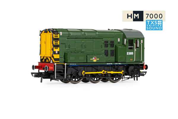 Hornby R30301TXS BR Class 08 0-6-0 No.D3069 DCC Sound Fitted OO Gauge