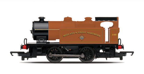 Hornby R30317 Railroad 0-4-0 Locomotive 'Midland & Great Northern' No.100 OO Gauge