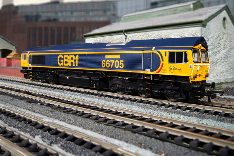 Hornby R30334 GBRf Class 66 "Golden Jubliee" No. 66705 DCC Ready OO Gauge