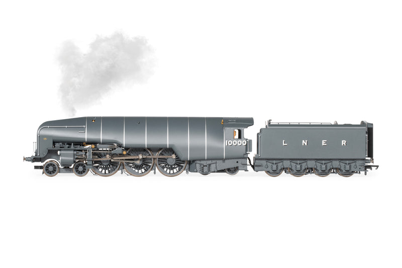 Hornby R30352SS LNER Class W1 "Hush Hush" No 1000  With Sound & Steam Generator OO Gauge