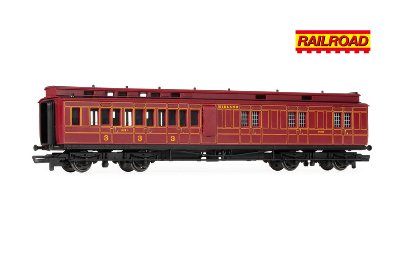 Hornby R30377 RailRoad MR Class 4P Compound Train Pack OO Gauge