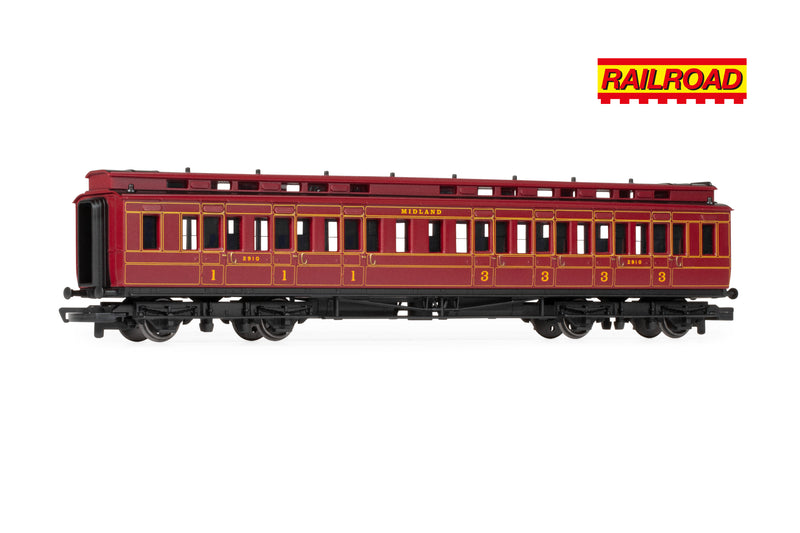 Hornby R30377 RailRoad MR Class 4P Compound Train Pack OO Gauge