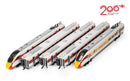 Hornby R30460 LNER Azuma Class 801/2 5 Car train Pack 'Rail 200' "Darlington" DCC Ready, OO Gauge